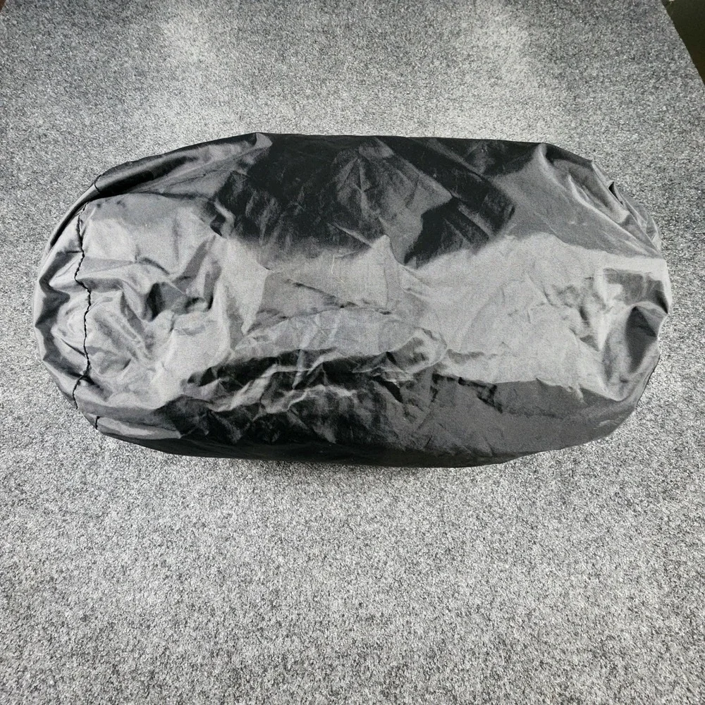 REI Recreational Equipment Inc Stuff Sack Black Nylon Drawstring Bag Made in USA